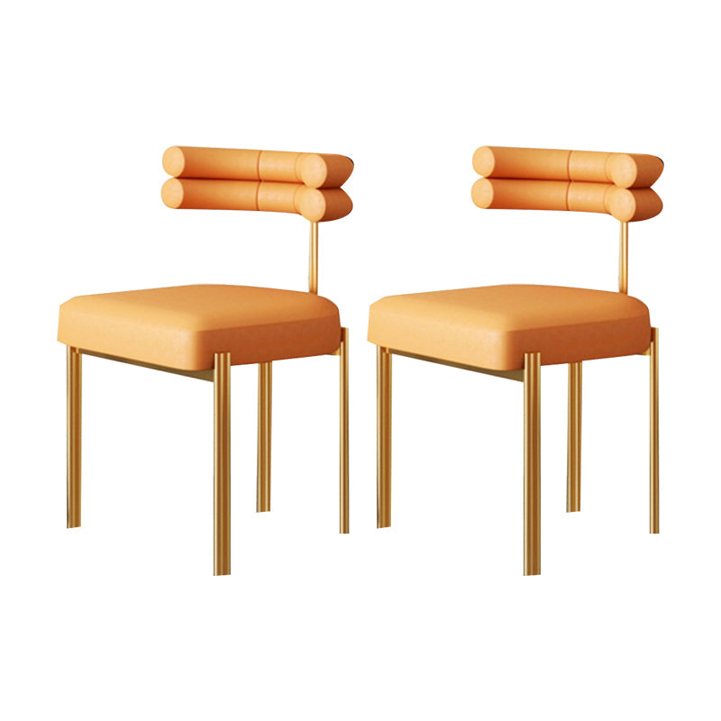 Scandinavische metalen eetkamerstoel open stoel voor eetkamer