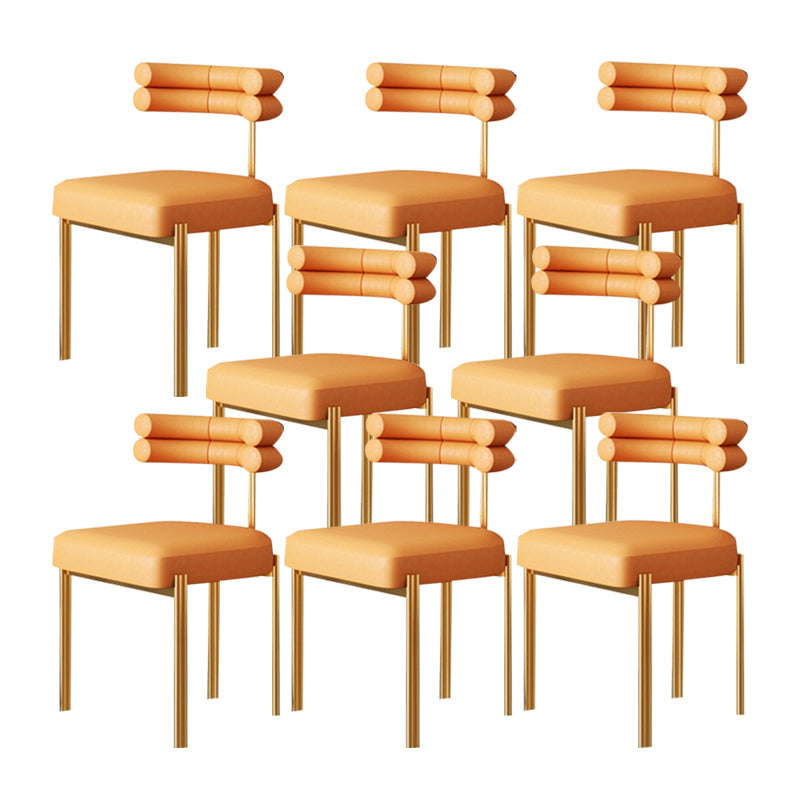 Scandinavische metalen eetkamerstoel open stoel voor eetkamer