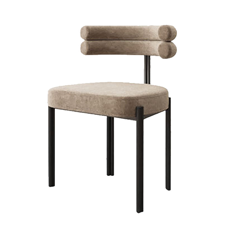 Scandinavische metalen eetkamerstoel open stoel voor eetkamer