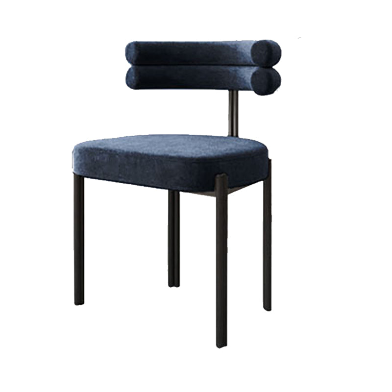 Scandinavische metalen eetkamerstoel open stoel voor eetkamer