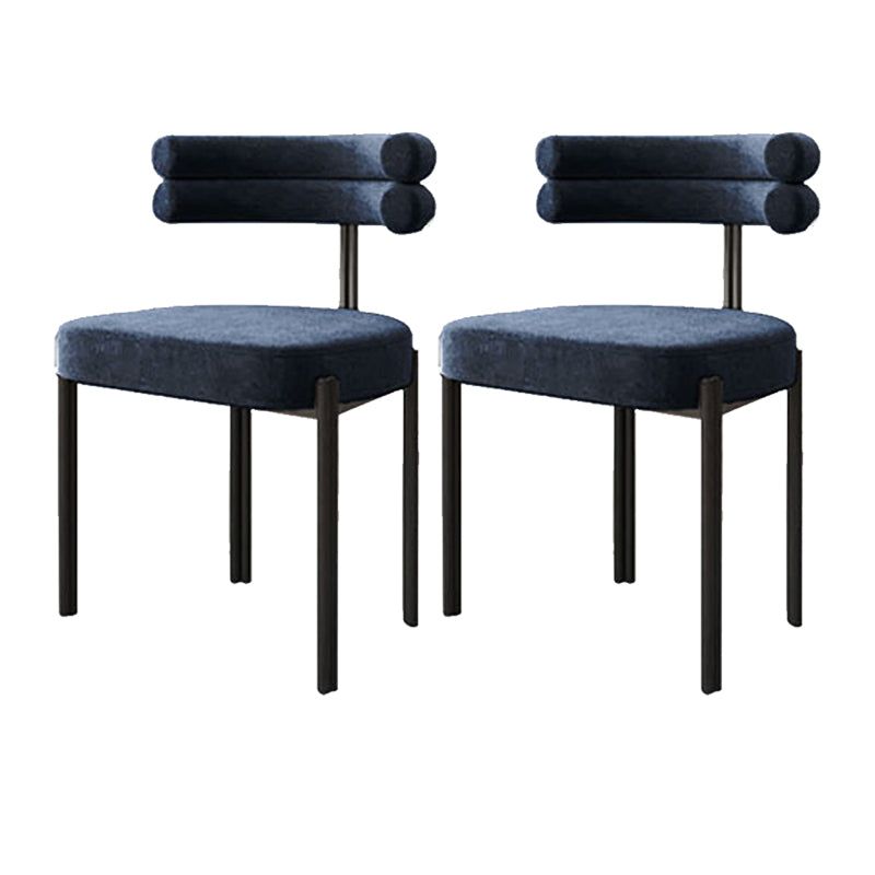 Scandinavische metalen eetkamerstoel open stoel voor eetkamer