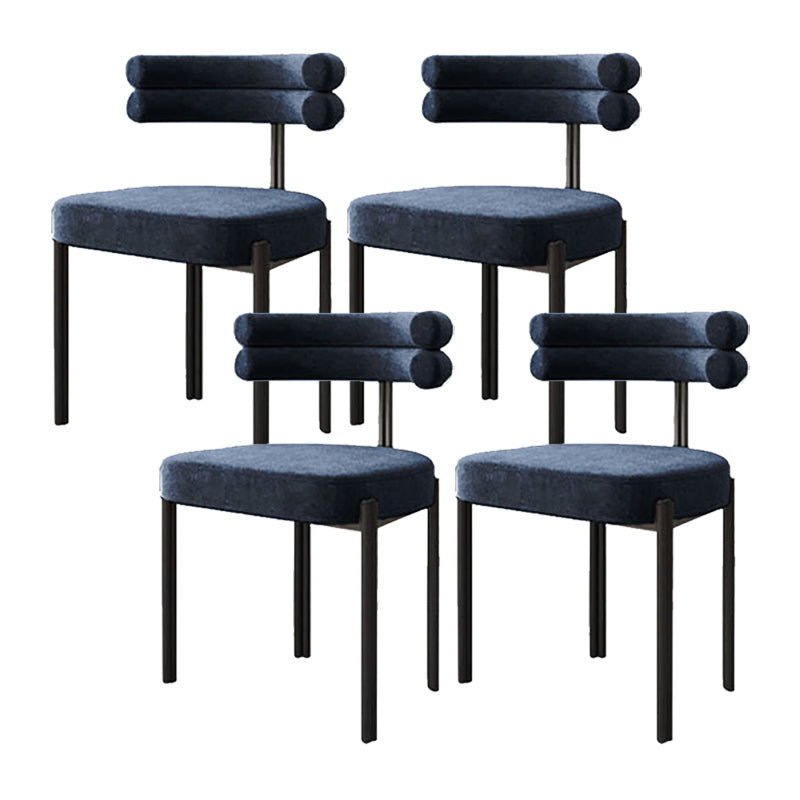 Scandinavische metalen eetkamerstoel open stoel voor eetkamer