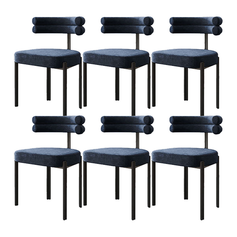 Scandinavische metalen eetkamerstoel open stoel voor eetkamer