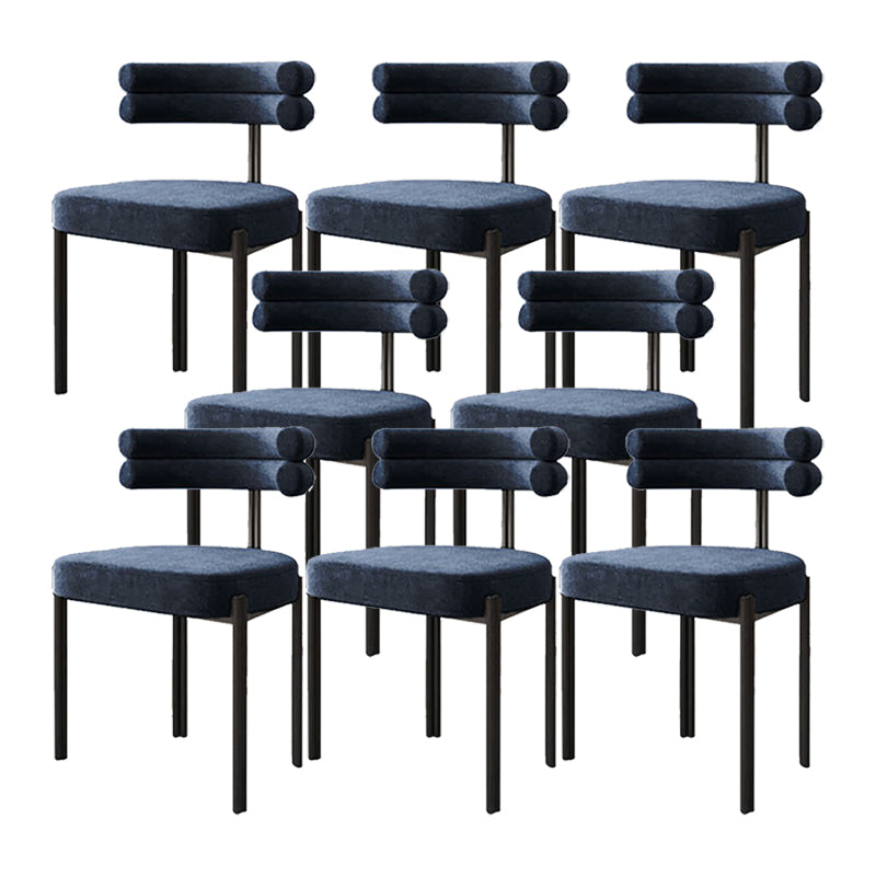 Scandinavische metalen eetkamerstoel open stoel voor eetkamer