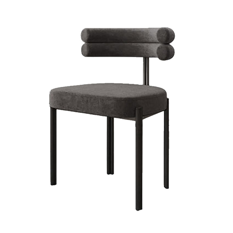 Scandinavische metalen eetkamerstoel open stoel voor eetkamer