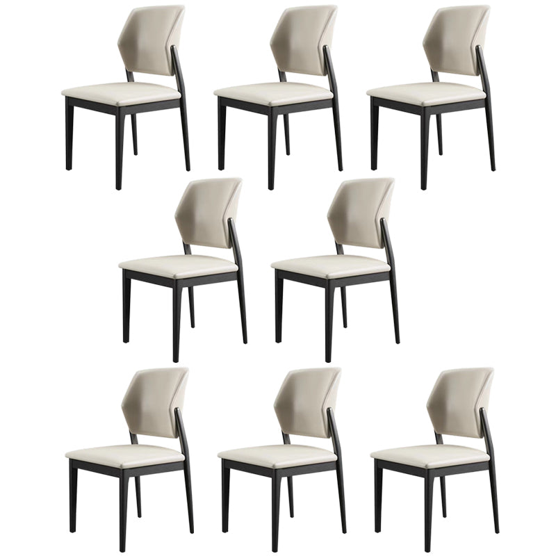 Zeitgenössischer Holzstuhl offener Küche Essnetzstuhl für Esszimmer