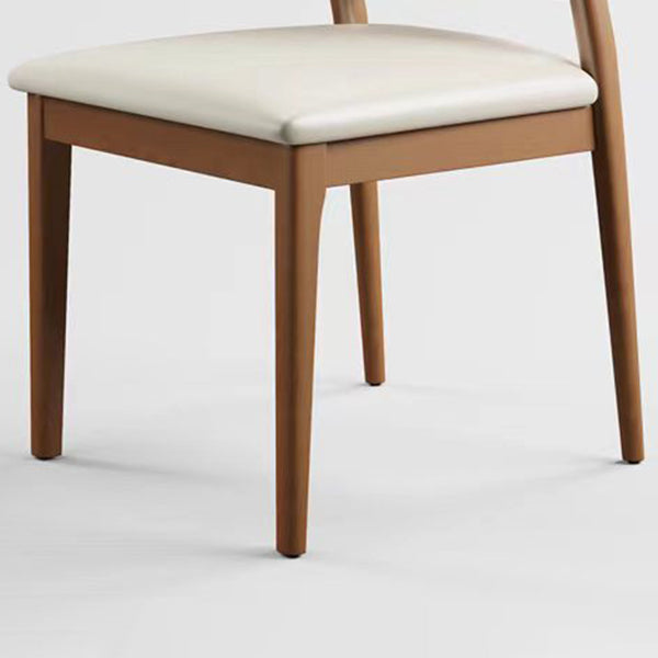 Zeitgenössischer Holzstuhl offener Küche Essnetzstuhl für Esszimmer