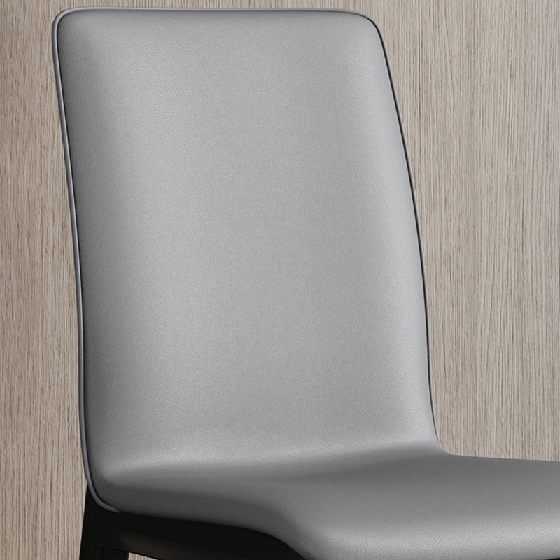 Nordic Style Holzstuhl fester Rücken Küchenseitenstuhl für Esszimmer