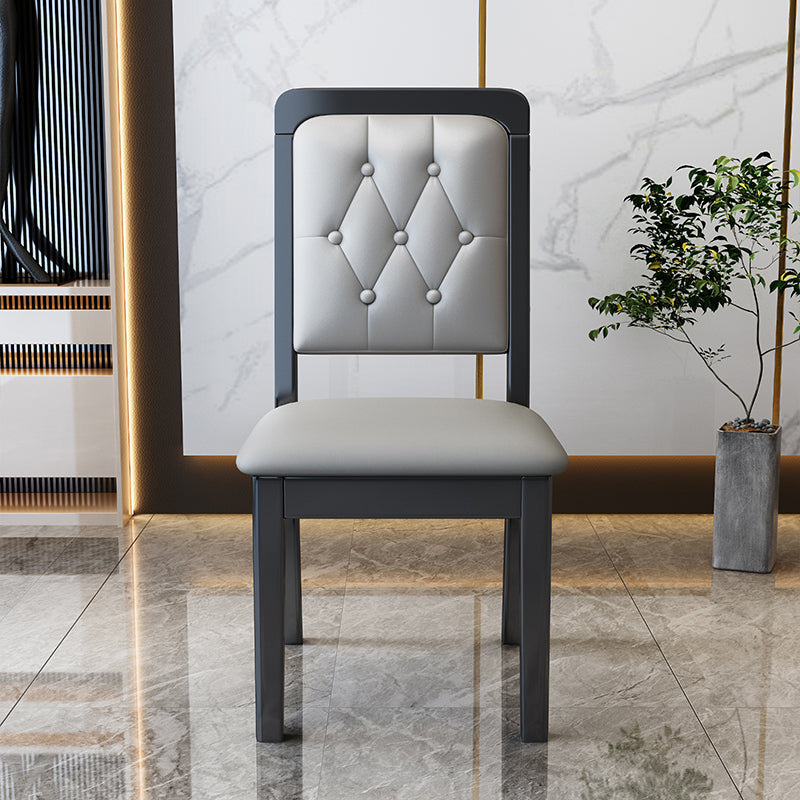 Nordic Style Wood Chair Open Back Dining Side Chair for Dinning Room Clearhalo 'Dining Chairs' 'Dining Tables & Seating' 'dining_chair' 'furn' 'furn_dining_chair' 'Furniture' 'Kitchen & Dining Furniture' 7552934