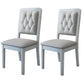 Nordic Style Wood Chair Open Back Dining Side Chair for Dinning Room Grey 2 Piece Set Clearhalo 'Dining Chairs' 'Dining Tables & Seating' 'dining_chair' 'furn' 'furn_dining_chair' 'Furniture' 'Kitchen & Dining Furniture' 7552936