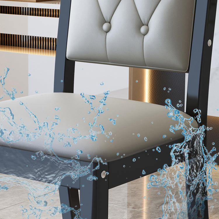 Nordic Style Wood Chair Open Back Dining Side Chair for Dinning Room Clearhalo 'Dining Chairs' 'Dining Tables & Seating' 'dining_chair' 'furn' 'furn_dining_chair' 'Furniture' 'Kitchen & Dining Furniture' 7552948