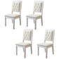 Nordic Style Wood Chair Open Back Dining Side Chair for Dinning Room White 4 Piece Set Clearhalo 'Dining Chairs' 'Dining Tables & Seating' 'dining_chair' 'furn' 'furn_dining_chair' 'Furniture' 'Kitchen & Dining Furniture' 7552949