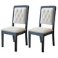 Nordic Style Wood Chair Open Back Dining Side Chair for Dinning Room Black White 2 Piece Set Clearhalo 'Dining Chairs' 'Dining Tables & Seating' 'dining_chair' 'furn' 'furn_dining_chair' 'Furniture' 'Kitchen & Dining Furniture' 7552953