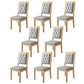 Nordic Style Wood Chair Open Back Dining Side Chair for Dinning Room Wood-Light Grey 8 Piece Set Clearhalo 'Dining Chairs' 'Dining Tables & Seating' 'dining_chair' 'furn' 'furn_dining_chair' 'Furniture' 'Kitchen & Dining Furniture' 7552966