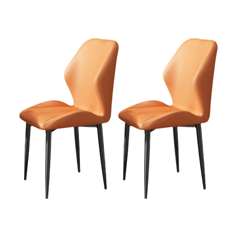 Silla de metal de estilo nórdico silla lateral de comedor de cocina para comedor para comedor