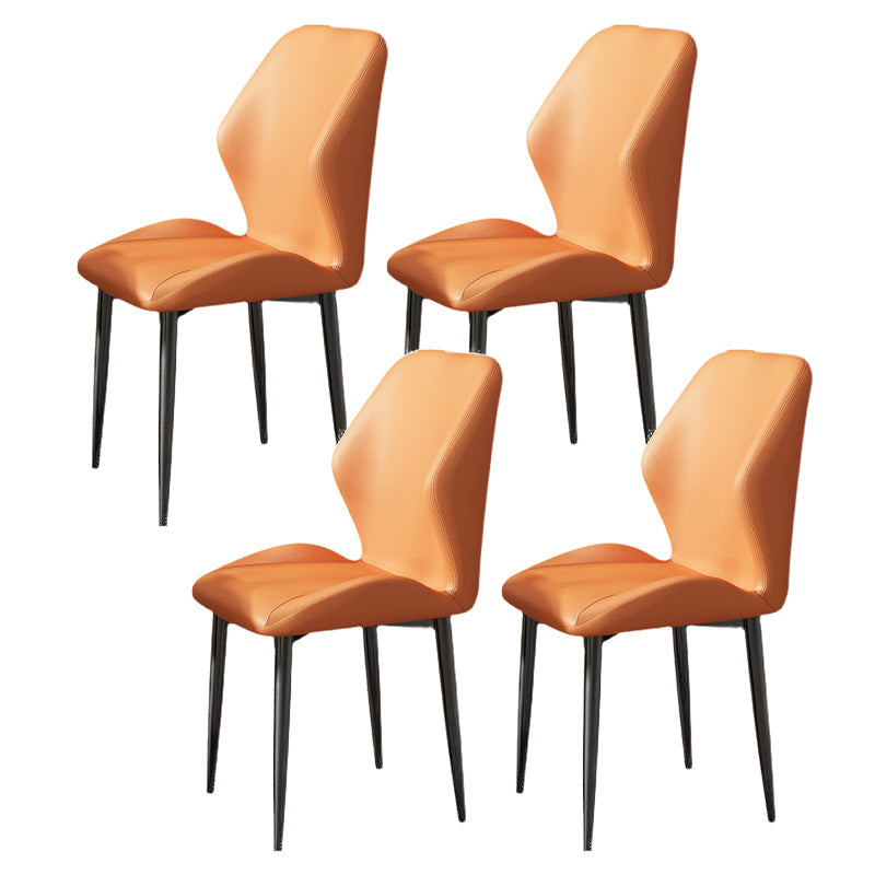 Silla de metal de estilo nórdico silla lateral de comedor de cocina para comedor para comedor