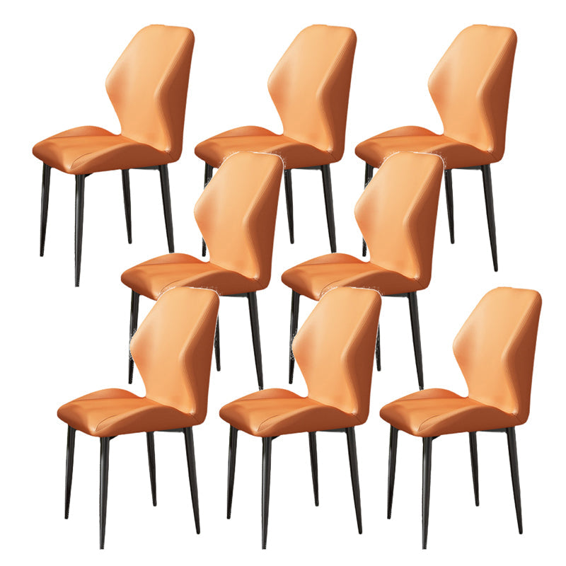 Silla de metal de estilo nórdico silla lateral de comedor de cocina para comedor para comedor