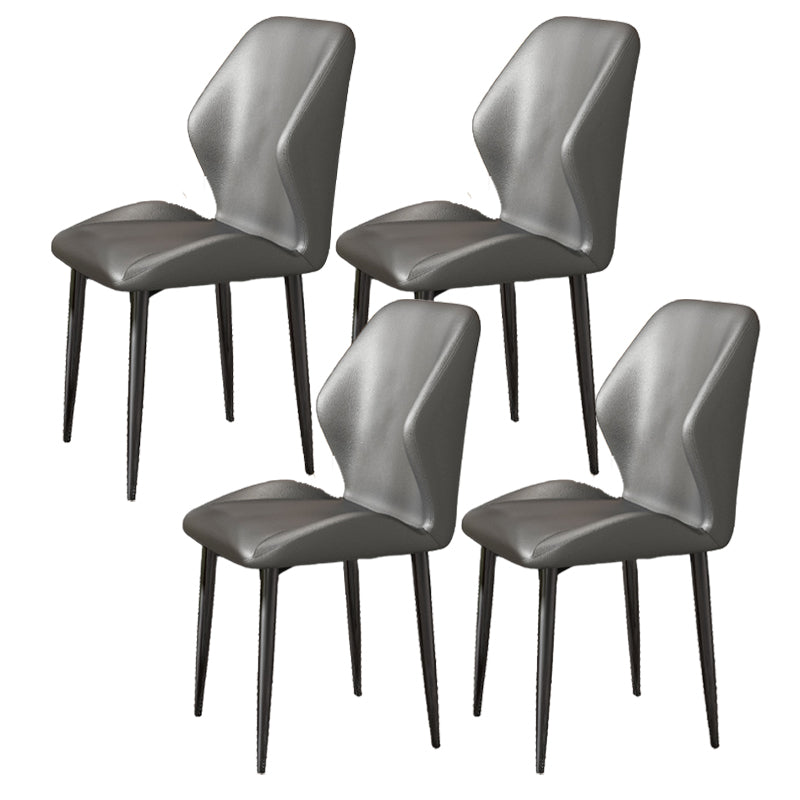 Silla de metal de estilo nórdico silla lateral de comedor de cocina para comedor para comedor