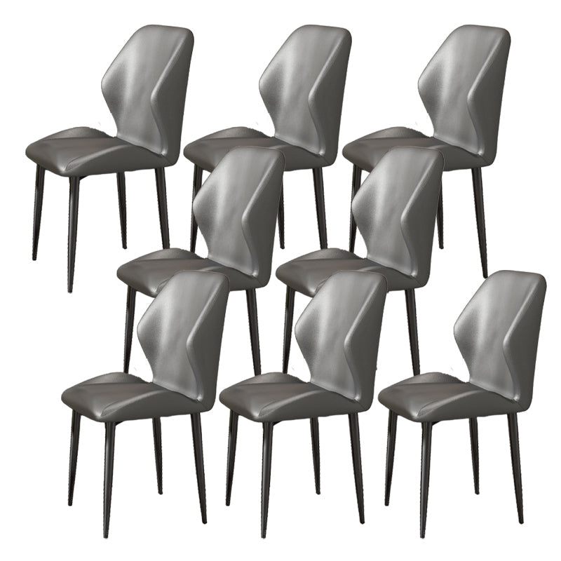 Silla de metal de estilo nórdico silla lateral de comedor de cocina para comedor para comedor