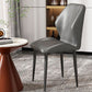 Silla de metal de estilo nórdico silla lateral de comedor de cocina para comedor para comedor