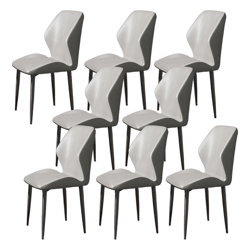 Silla de metal de estilo nórdico silla lateral de comedor de cocina para comedor para comedor