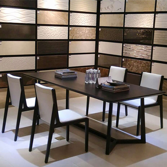 Modern Wood Glam Dining Chair Side Open Back Chair for Kitchen Clearhalo 'Dining Chairs' 'Dining Tables & Seating' 'dining_chair' 'furn' 'furn_dining_chair' 'Furniture' 'Kitchen & Dining Furniture' 7553130