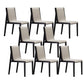 Modern Wood Glam Dining Chair Side Open Back Chair for Kitchen Black-White 8 Piece Set Clearhalo 'Dining Chairs' 'Dining Tables & Seating' 'dining_chair' 'furn' 'furn_dining_chair' 'Furniture' 'Kitchen & Dining Furniture' 7553137