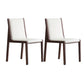 Modern Wood Glam Dining Chair Side Open Back Chair for Kitchen Walnut White 2 Piece Set Clearhalo 'Dining Chairs' 'Dining Tables & Seating' 'dining_chair' 'furn' 'furn_dining_chair' 'Furniture' 'Kitchen & Dining Furniture' 7553146