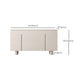 Contemporary Dining Server Engineered Wood Buffet Server with Doors for Kitchen