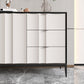 Contemporary Dining Server Engineered Wood Buffet Server with Drawers for Living Room