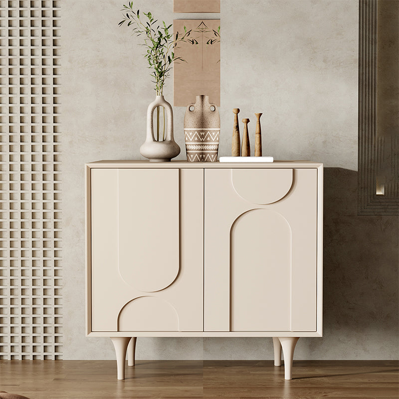 Tavolo da sideboard in legno ingegnerizzato contemporaneo con porte per soggiorno