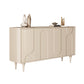 Tavolo da sideboard in legno ingegnerizzato contemporaneo con porte per soggiorno