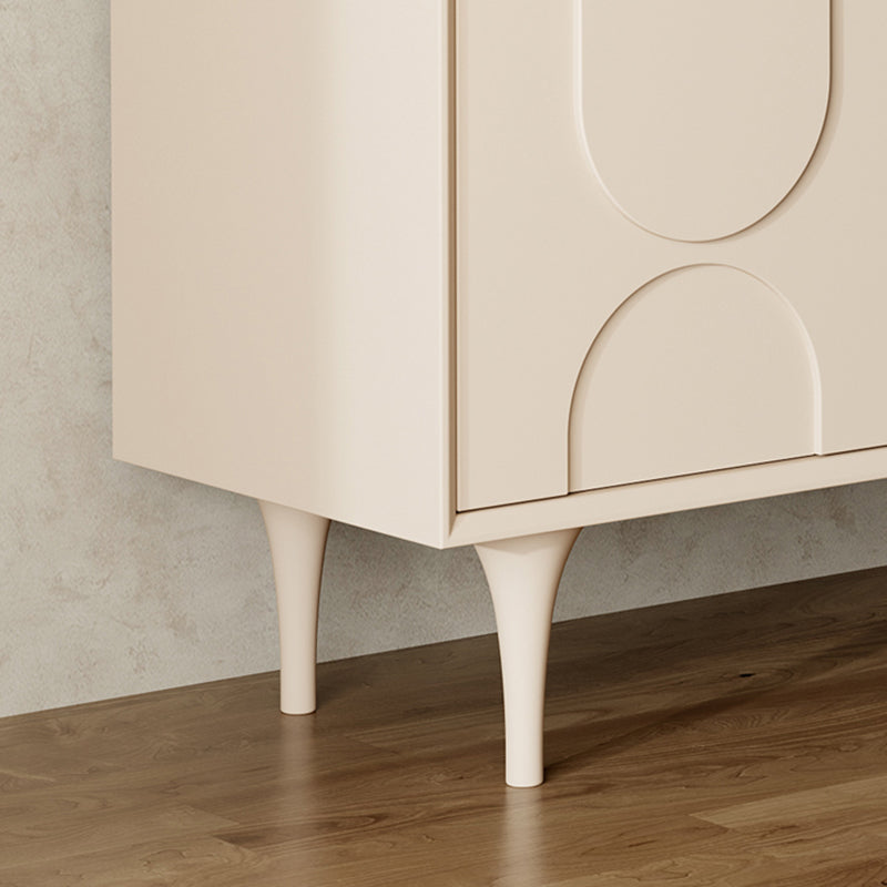 Tavolo da sideboard in legno ingegnerizzato contemporaneo con porte per soggiorno