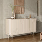 Tavolo da sideboard in legno ingegnerizzato contemporaneo con porte per soggiorno