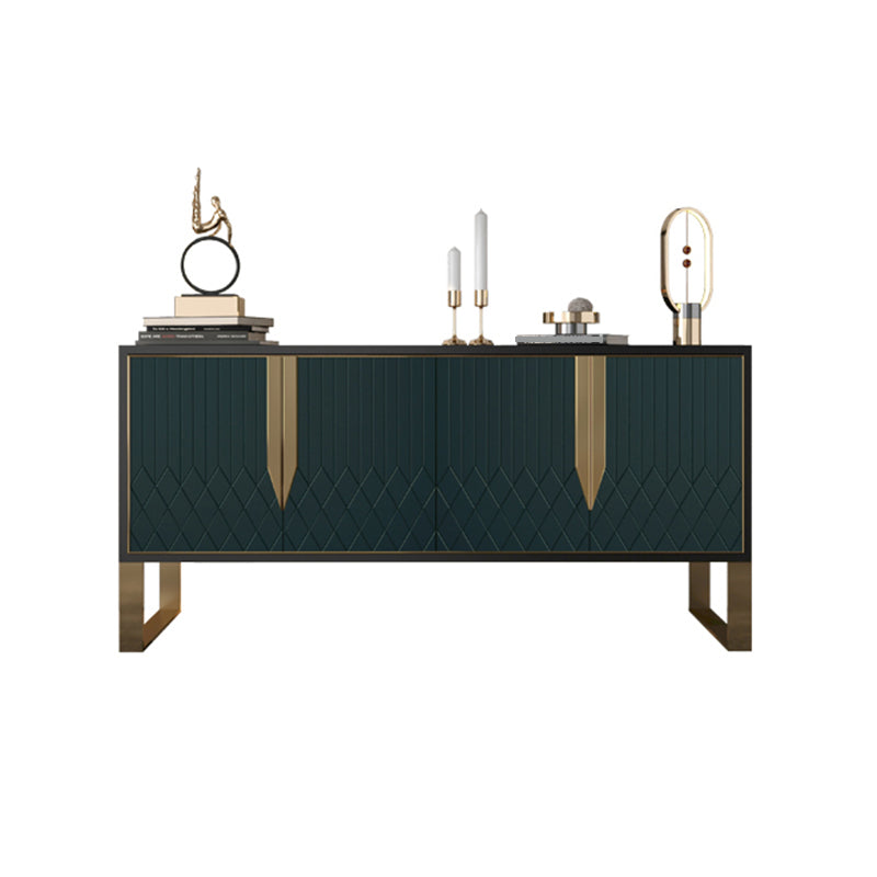 Contemporary Buffet Table Engineered Wood Sideboard Table with Doors for Kitchen 71"L x 16"W x 35"H Clearhalo 'buffet_sideboard' 'Buffets & Sideboards' 'furn' 'furn_buffet_sideboard' 'Furniture' 'Kitchen & Dining Furniture' 7553365