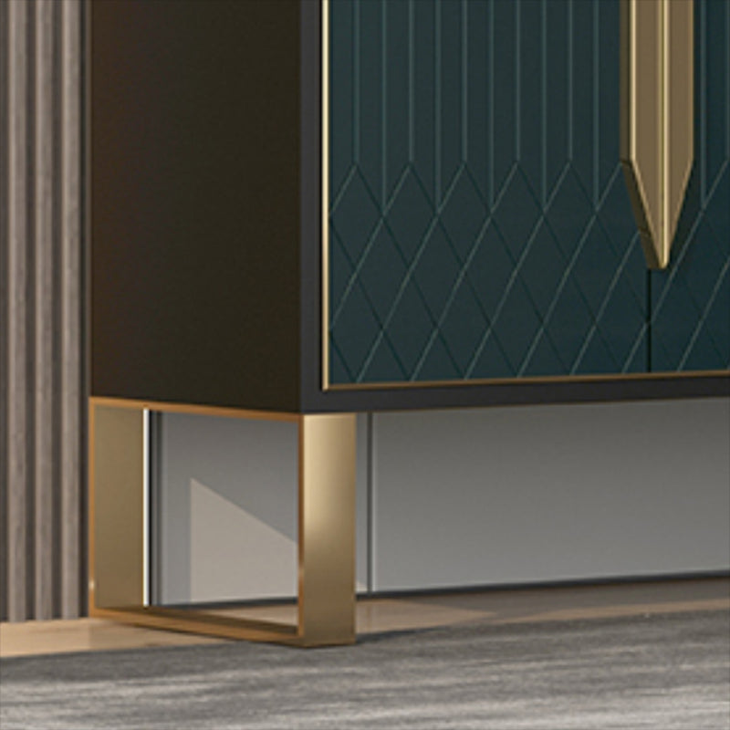 Contemporary Buffet Table Engineered Wood Sideboard Table with Doors for Kitchen Clearhalo 'buffet_sideboard' 'Buffets & Sideboards' 'furn' 'furn_buffet_sideboard' 'Furniture' 'Kitchen & Dining Furniture' 7553366