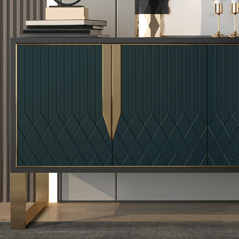 Contemporary Buffet Table Engineered Wood Sideboard Table with Doors for Kitchen Clearhalo 'buffet_sideboard' 'Buffets & Sideboards' 'furn' 'furn_buffet_sideboard' 'Furniture' 'Kitchen & Dining Furniture' 7553368