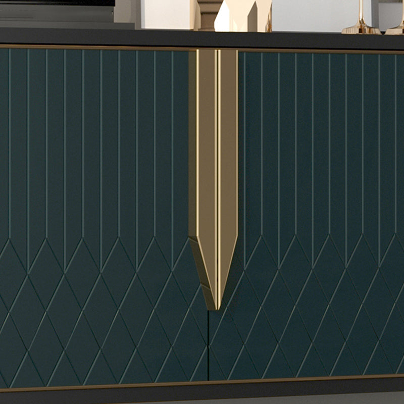 Contemporary Buffet Table Engineered Wood Sideboard Table with Doors for Kitchen Clearhalo 'buffet_sideboard' 'Buffets & Sideboards' 'furn' 'furn_buffet_sideboard' 'Furniture' 'Kitchen & Dining Furniture' 7553369