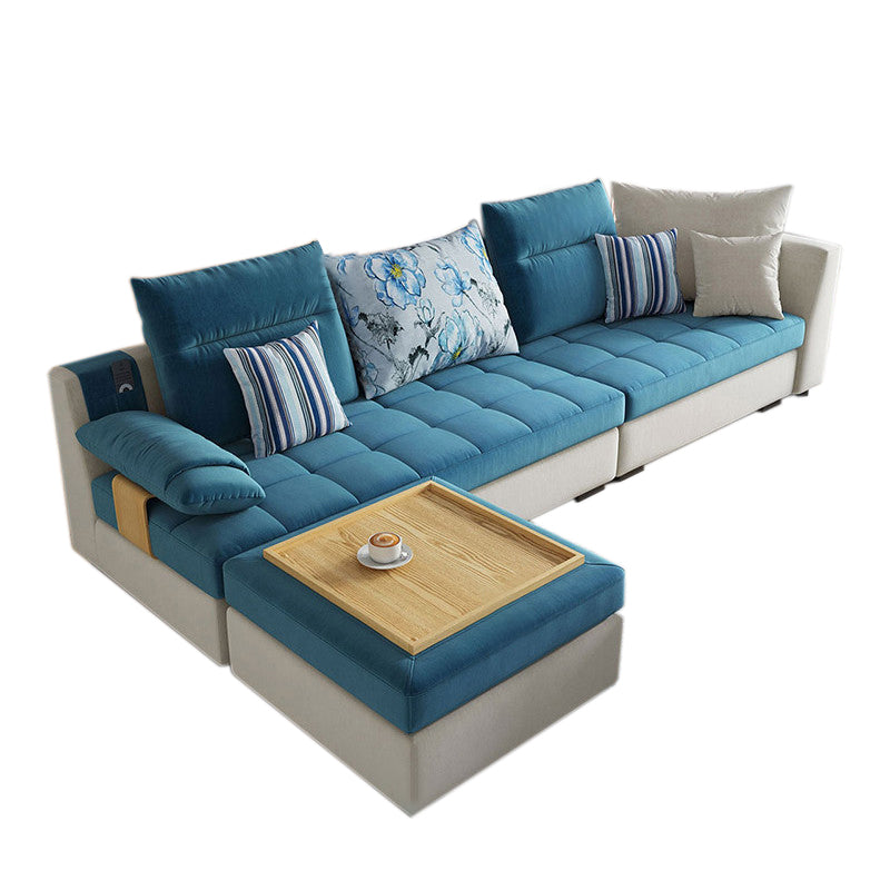 Cuscino contemporaneo Top ARM Sezione divano di divano di velluto sezionale