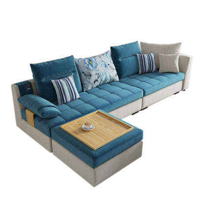 Cuscino contemporaneo Top ARM Sezione divano di divano di velluto sezionale