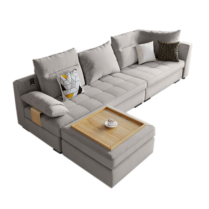 Cuscino contemporaneo Top ARM Sezione divano di divano di velluto sezionale