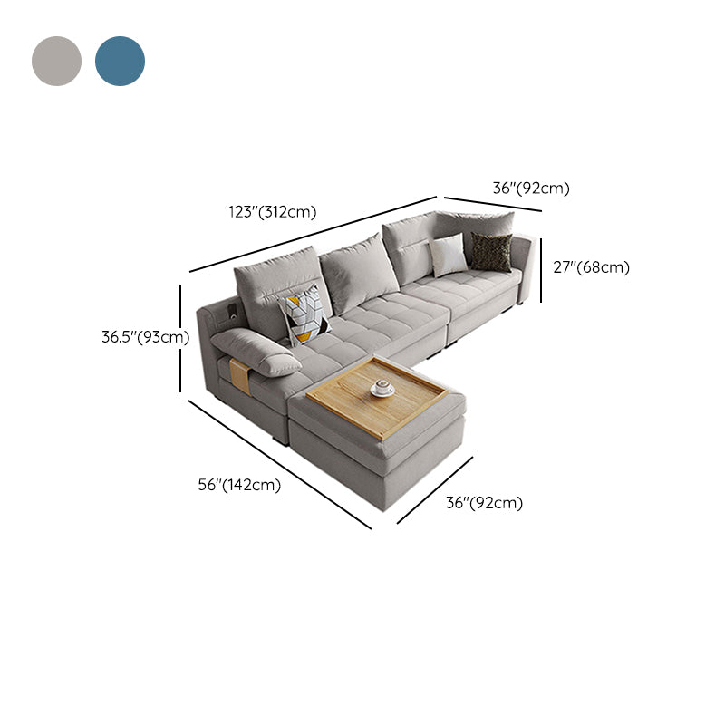 Cuscino contemporaneo Top ARM Sezione divano di divano di velluto sezionale