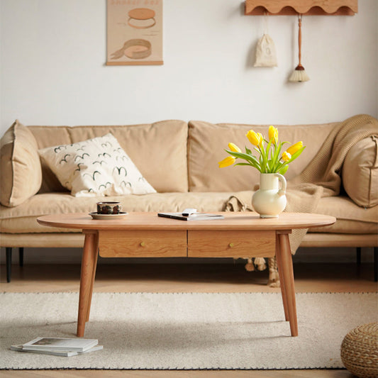 Tavolino da cocktail da 23 "tavolino ovale