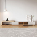 Modernism TV Console Solid Wood Media Console TV Stand with Drawer Clearhalo 'furn' 'furn_tv_stands_entertainment_centers' 'Furniture' 'Living Room Furniture' 'TV Stands & Entertainment Centers' 'TV Stands & Media Storage Furniture' 'tv_stands_entertainment_centers' 7566213