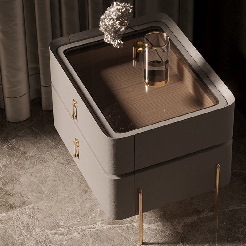 Drawer Storage Bed Nightstand Glam Bedside Cabinet for Bedroom Clearhalo 'Bedroom Furniture' 'furn' 'furn_night_stand' 'Furniture' 'night_stand' 'Nightstands' 7566270