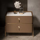 Drawer Storage Bed Nightstand Glam Bedside Cabinet for Bedroom Brown 1 Piece Stone Clearhalo 'Bedroom Furniture' 'furn' 'furn_night_stand' 'Furniture' 'night_stand' 'Nightstands' 7566276