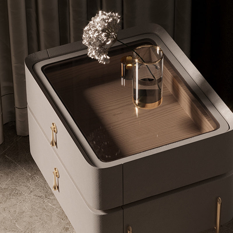 Drawer Storage Bed Nightstand Glam Bedside Cabinet for Bedroom Clearhalo 'Bedroom Furniture' 'furn' 'furn_night_stand' 'Furniture' 'night_stand' 'Nightstands' 7566277