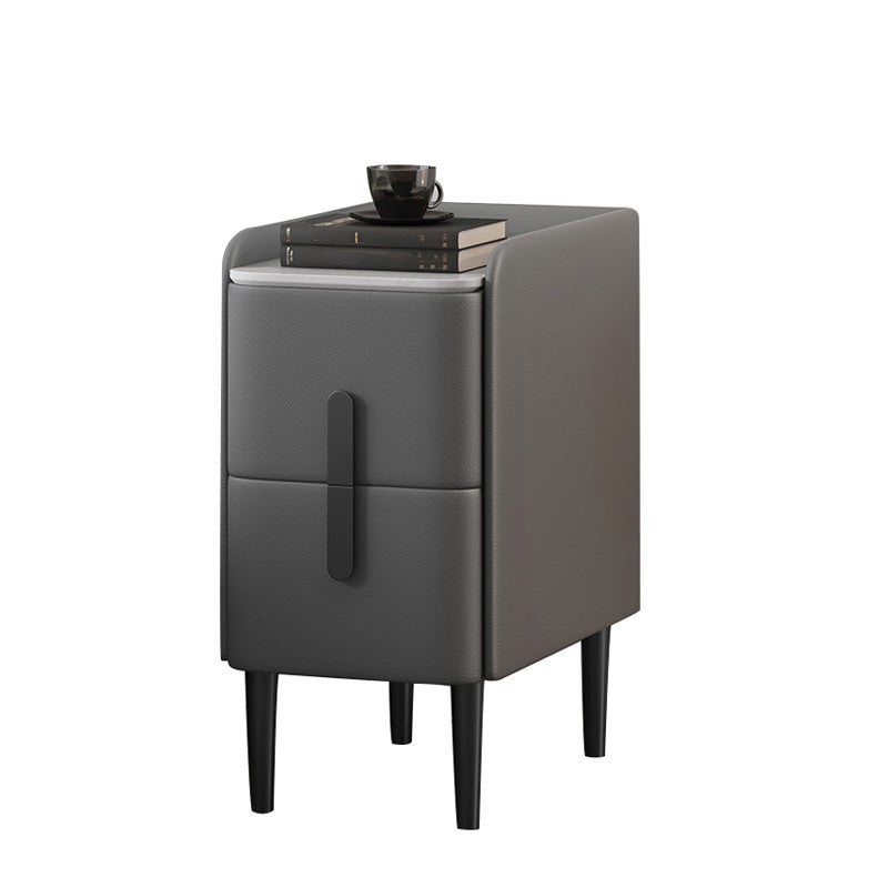 Tableuse de chevet de lit en pierre classique armoire de chevet moderne avec tiroirs