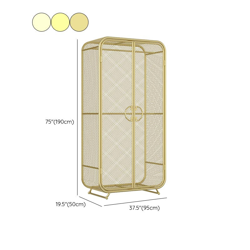 Armadio in metallo camera da letto Armadio rettangolare del guardaroba rettangolare