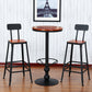 Industrial Style Home Furniture 1/3 Pcs Wood Round Table Set Table & Chair(s) Clearhalo 'Bar Furniture' 'furn' 'furn_home_bar_bar_sets' 'Furniture' 'Home Bars & Bar Sets' 'home_bar_bar_sets' 'Kitchen & Dining Furniture' 7567411